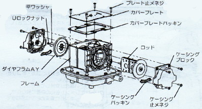 エアーポンプ修理パーツ