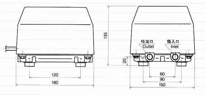 最新入荷 シルスタ安永エアポンプ ライフ商事 電磁式大型エアーポンプ LW-250N 三相200V 50 60Hz LW-250N3 